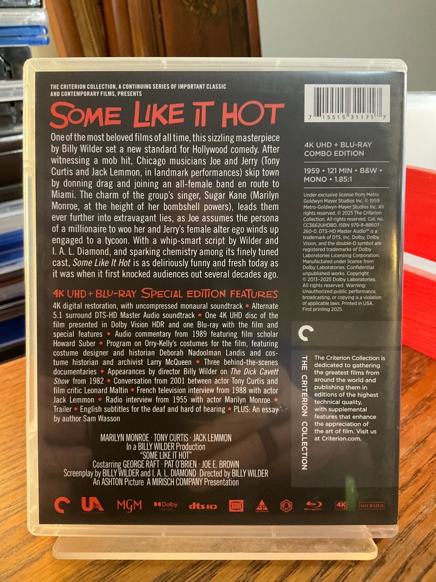 Some Like It Hot (4K UHD, 950) USED - Used 4K UHD