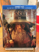 The Hobbit: An Unexpected Journey/The Battle of the Five Armies/The Desolation of Smaug (3D Blu-ray + DVD) USED