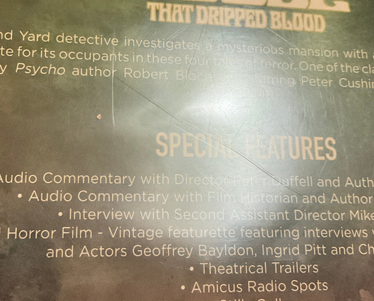 The House that Dripped Blood (Standard Edition, Region B) USED