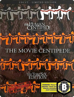 The Human Centipede - The Complete Sequence (Limited Edition Steelbook, Region B) - New Blu - Ray