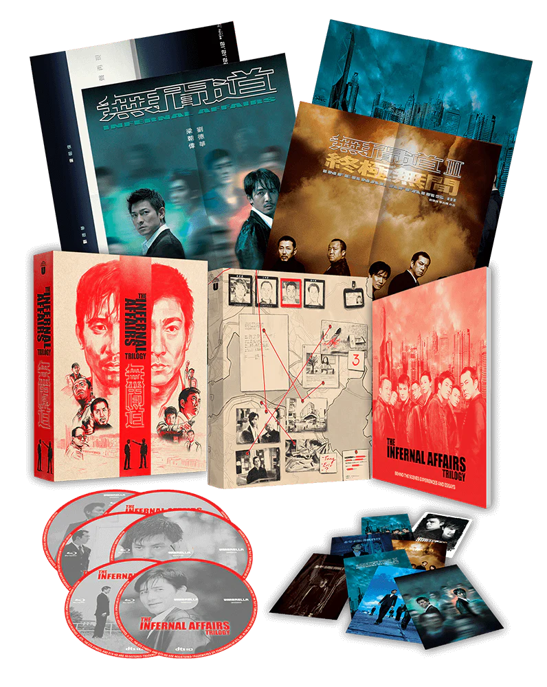 The Infernal Affairs Trilogy (4K UHD/Blu-Ray, Umbrella Collector's Edition, Region Free)
