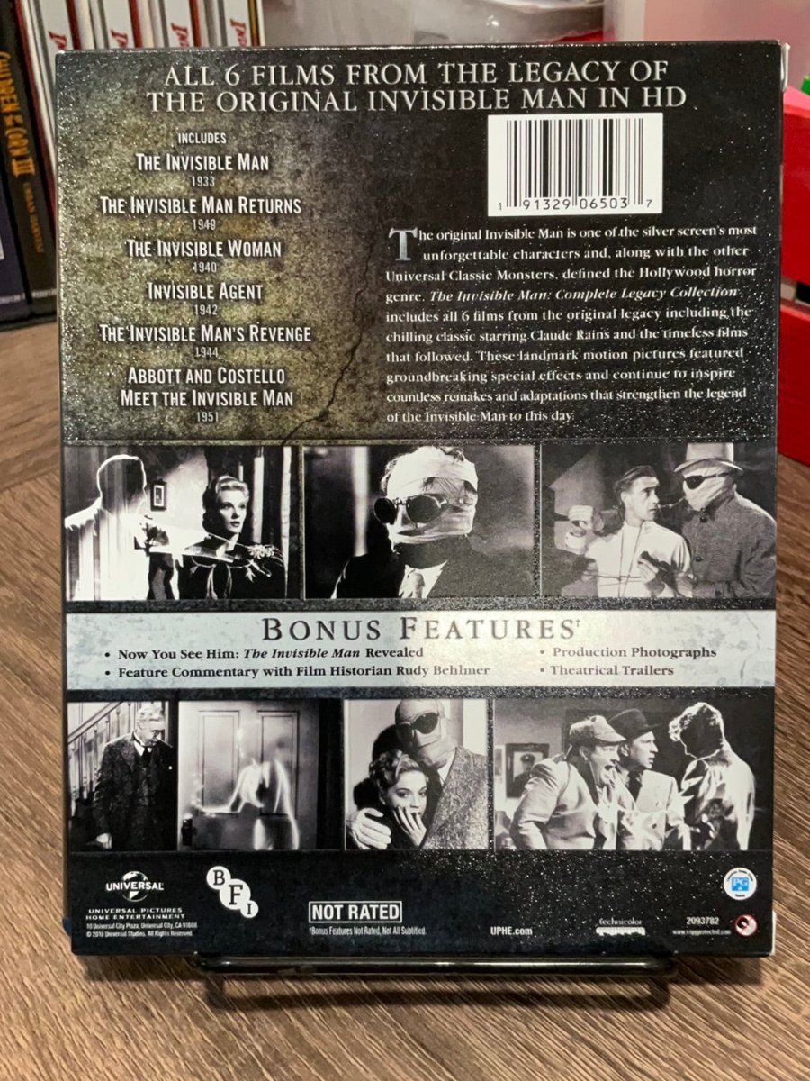 The Invisible Man: Complete Legacy Collection W/SLIP USED