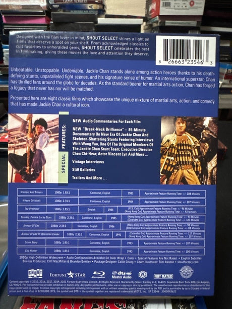 The Jackie Chan Collection, Vol. 2 (1983 - 1993) w/SLIP USED
