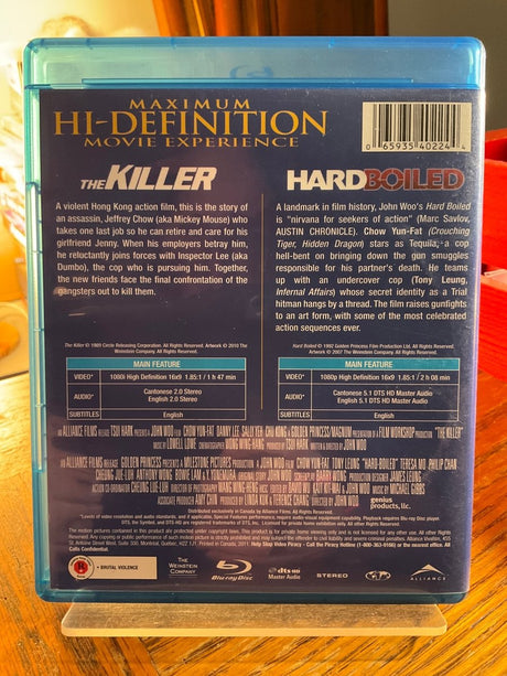 The Killer /Hard Boiled USED
