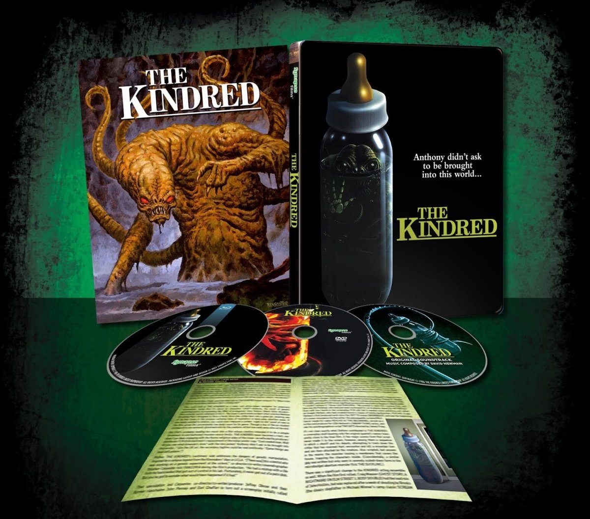 The Kindred (3 Disc Limited Edition Steelbook) w/SLIP *one per customer - New Blu - Ray