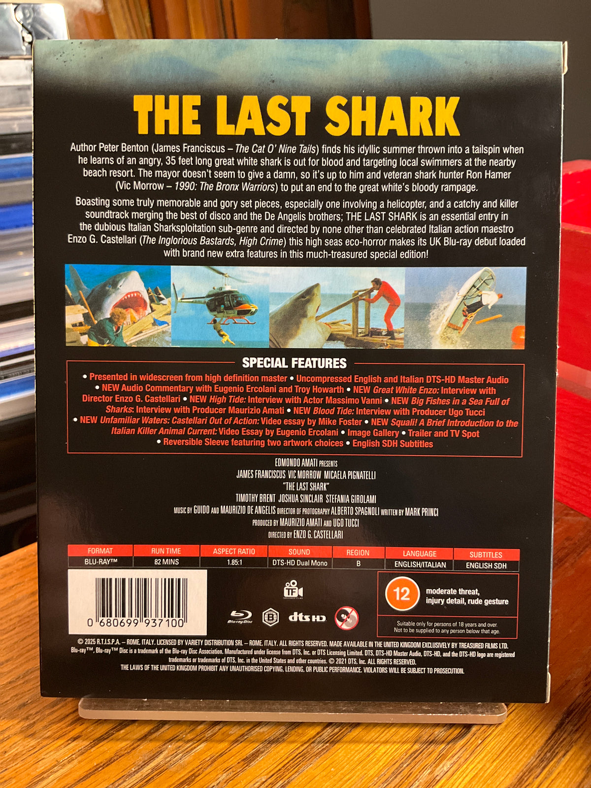 The Last Shark (REGION B) LIMITED EDITION w/SLIP AND BOOKLET USED
