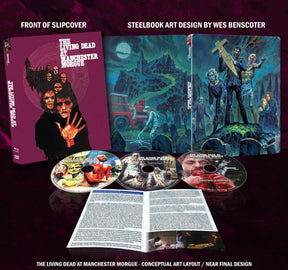 The Living Dead at Manchester Morgue (3 Disc Limited Edition Steelbook) w/SLIP *one per customer - New Blu - Ray