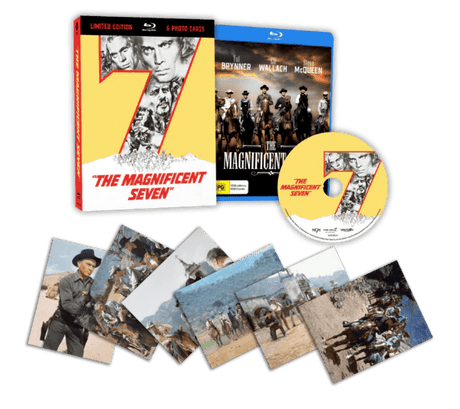 The Magnificent Seven (Limited Hardcase Edition, Region Free) w/SLIP - New Blu - Ray