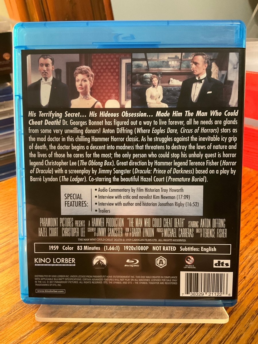 The Man Who Could Cheat Death USED - Used Blu - Ray