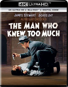 The Man Who Knew Too Much (1956, 4K UHD) w/SLIP - New 4K UHD