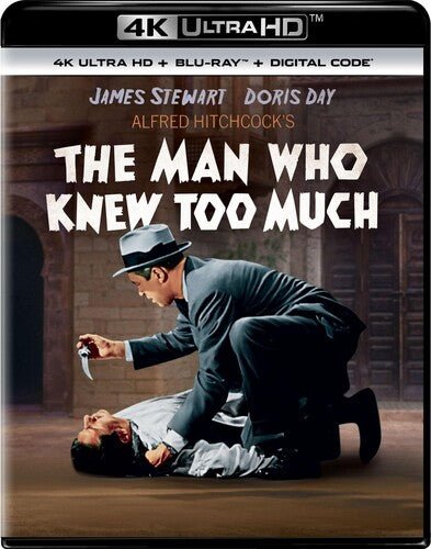 The Man Who Knew Too Much (1956, 4K UHD) w/SLIP - New 4K UHD
