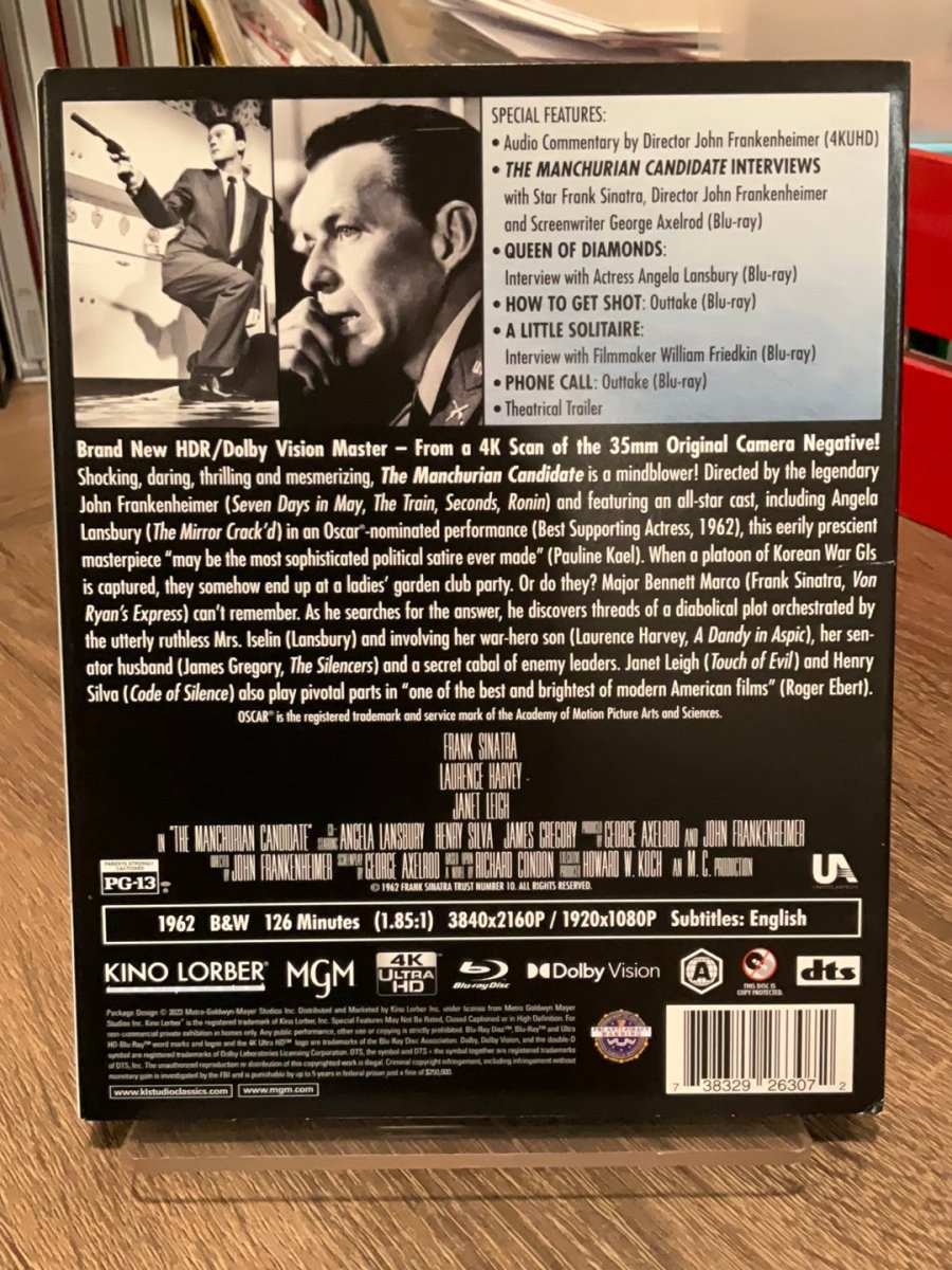 The Manchurian Candidate (4K UHD) w/SLIP USED