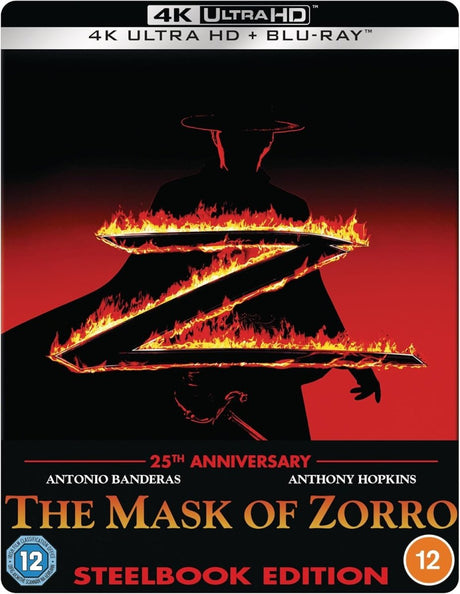 The Mask of Zorro (4K UHD, UK Limited Edition Steelbook, Region Free/B) - New 4K UHD