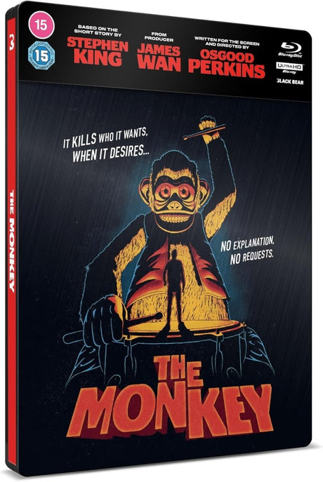 The Monkey (UK 4K UHD, Limited Edition Steelbook, Region Free/B) - New 4K UHD