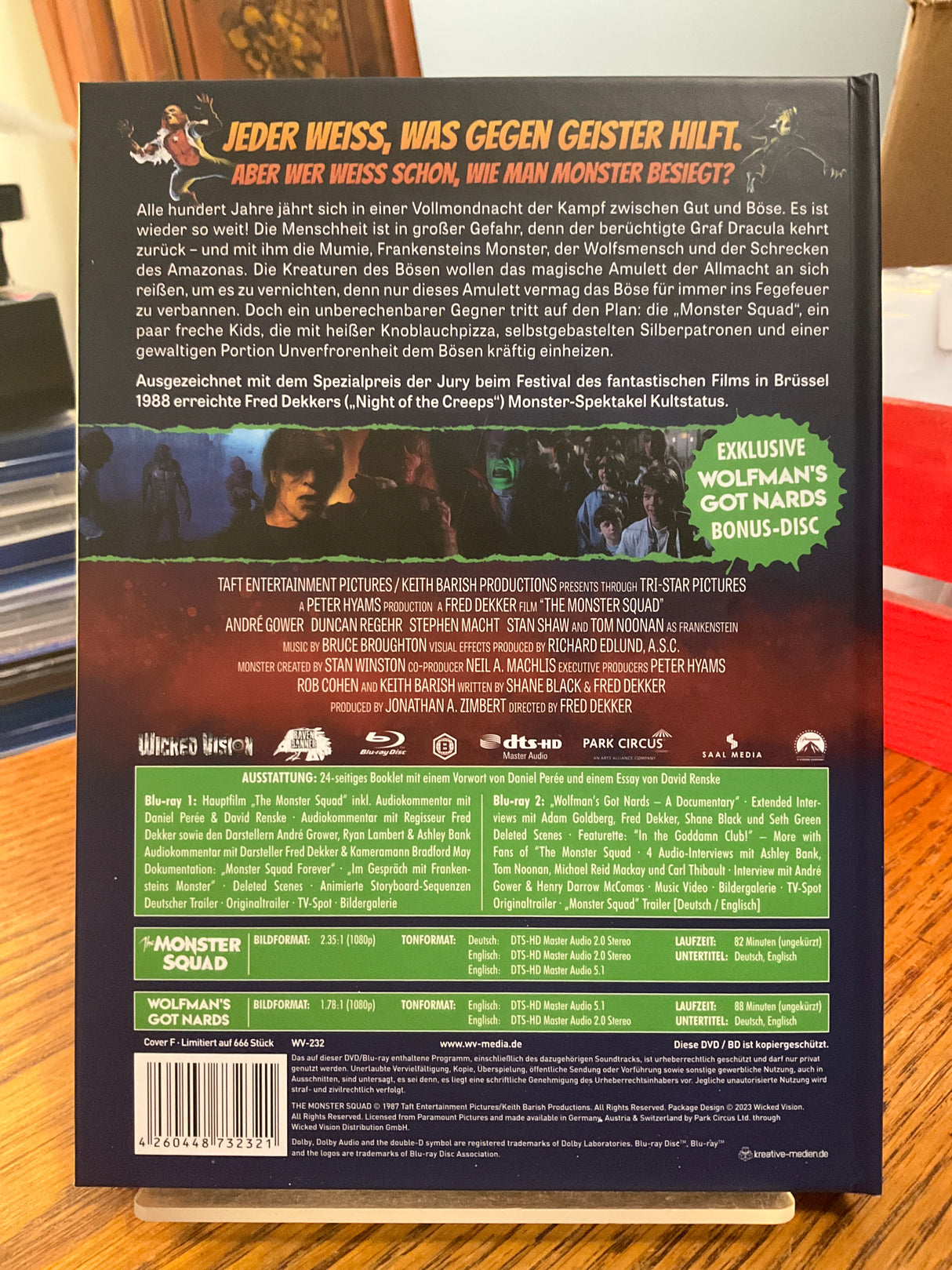 The Monster Squad (Mediabook, Cover D, Region B) USED