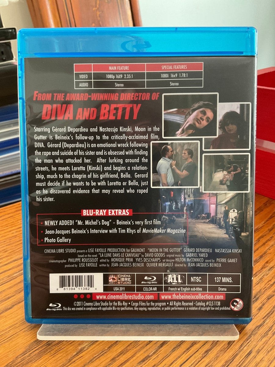 The Moon in the Gutter (REGION FREE) USED - Used Blu - Ray