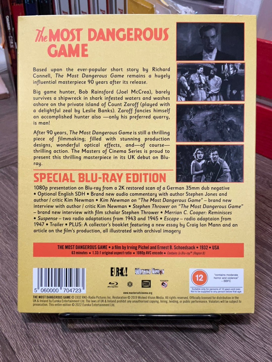 The Most Dangerous Game (Limited Edition, Region B) W/SLIP USED