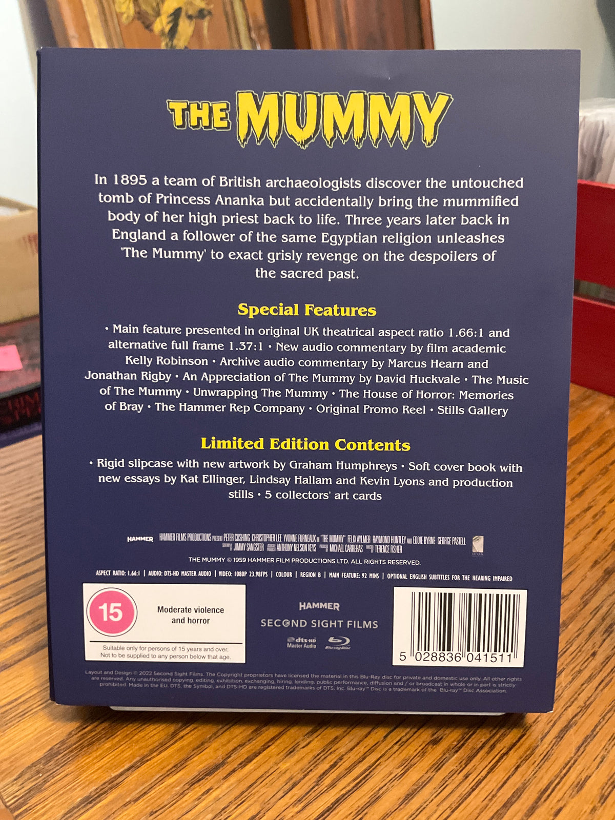 The Mummy (HAMMER) (Region B) USED
