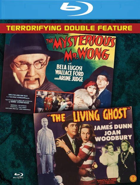 The Mysterious Mr. Wong / The Living Ghost - New Blu - Ray