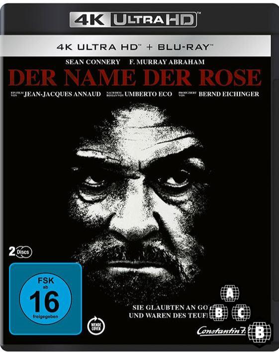 The Name of the Rose (4K UHD, Region Free/B)