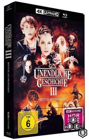 The Neverending Story III (Die Unendliche Geschichte III) (4K UHD, Limited Edition Mediabook, Region Free/B) - New 4K UHD