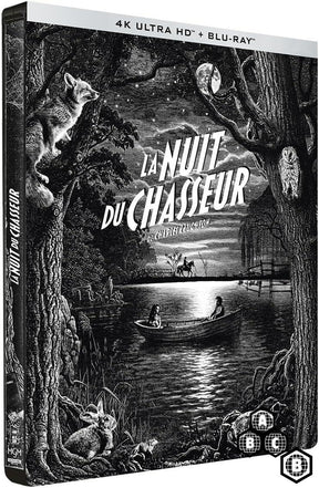 The Night of the Hunter (La Nuit du Chasseur) (4K UHD, Limited French Steelbook, Region Free/B)