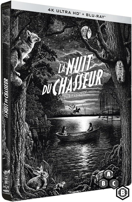 The Night of the Hunter (La Nuit du Chasseur) (4K UHD, Limited French Steelbook, Region Free/B)
