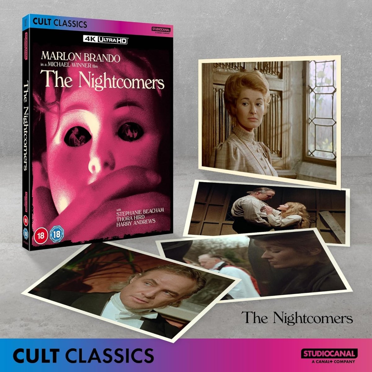 The Nightcomers (4K UHD, Region Free) w/SLIP
