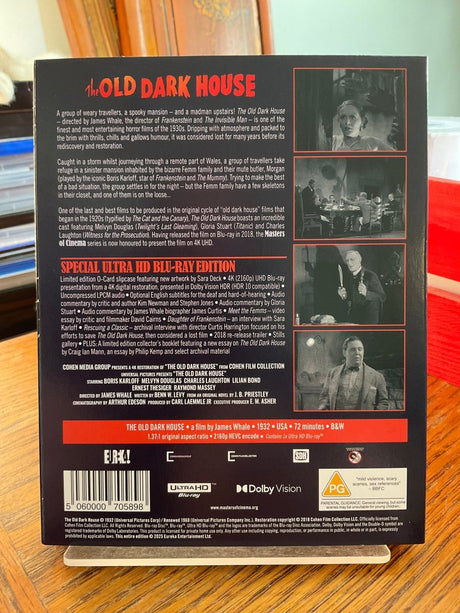 The Old Dark House (4K UHD, Limited Edition, Region Free) w/SLIP USED