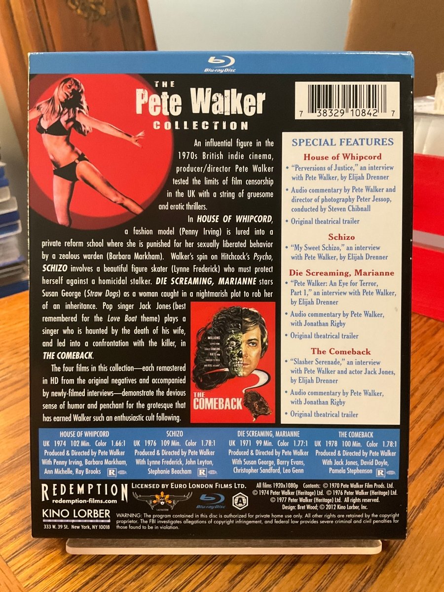 The Pete Walker Collection w/SLIP USED