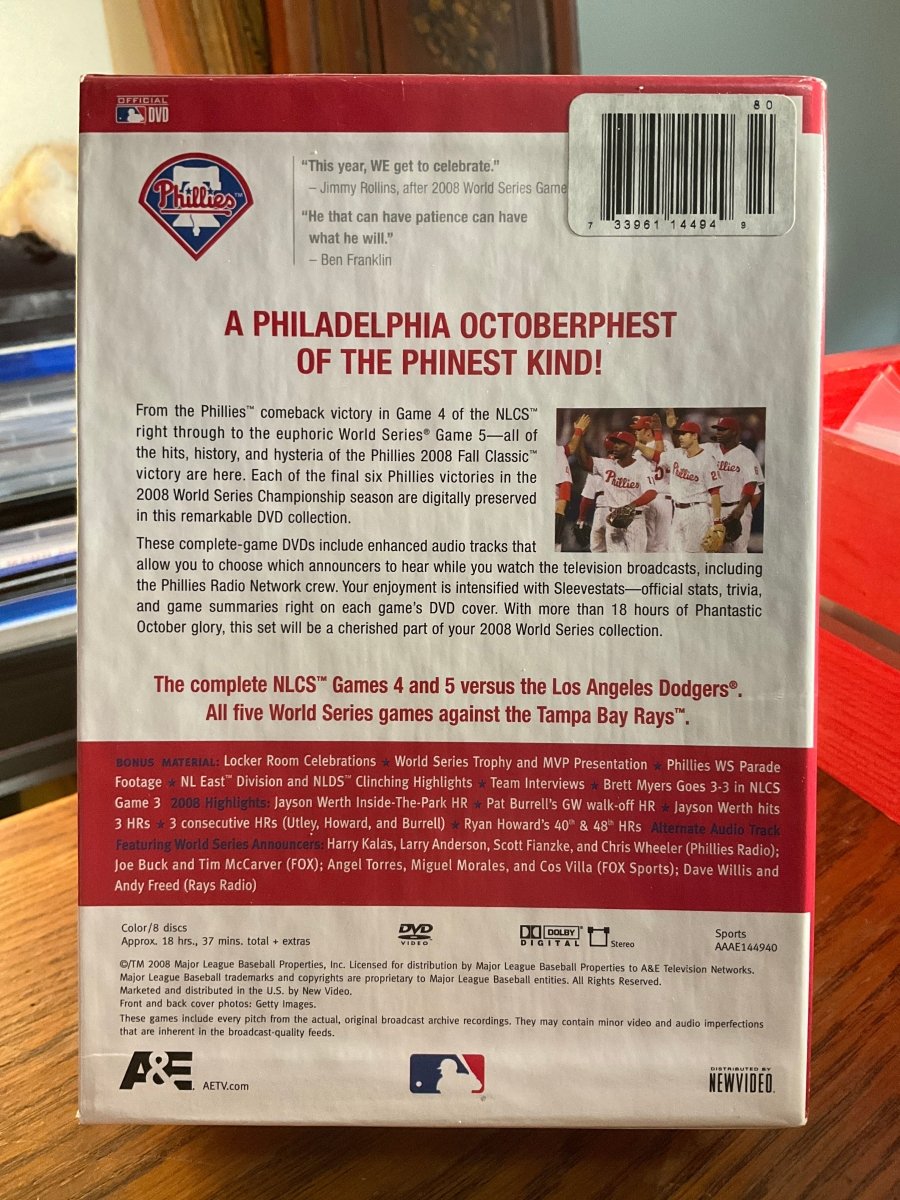 The Philadelphia Phillies 2008 World Series Collector's Edition (DVD) USED
