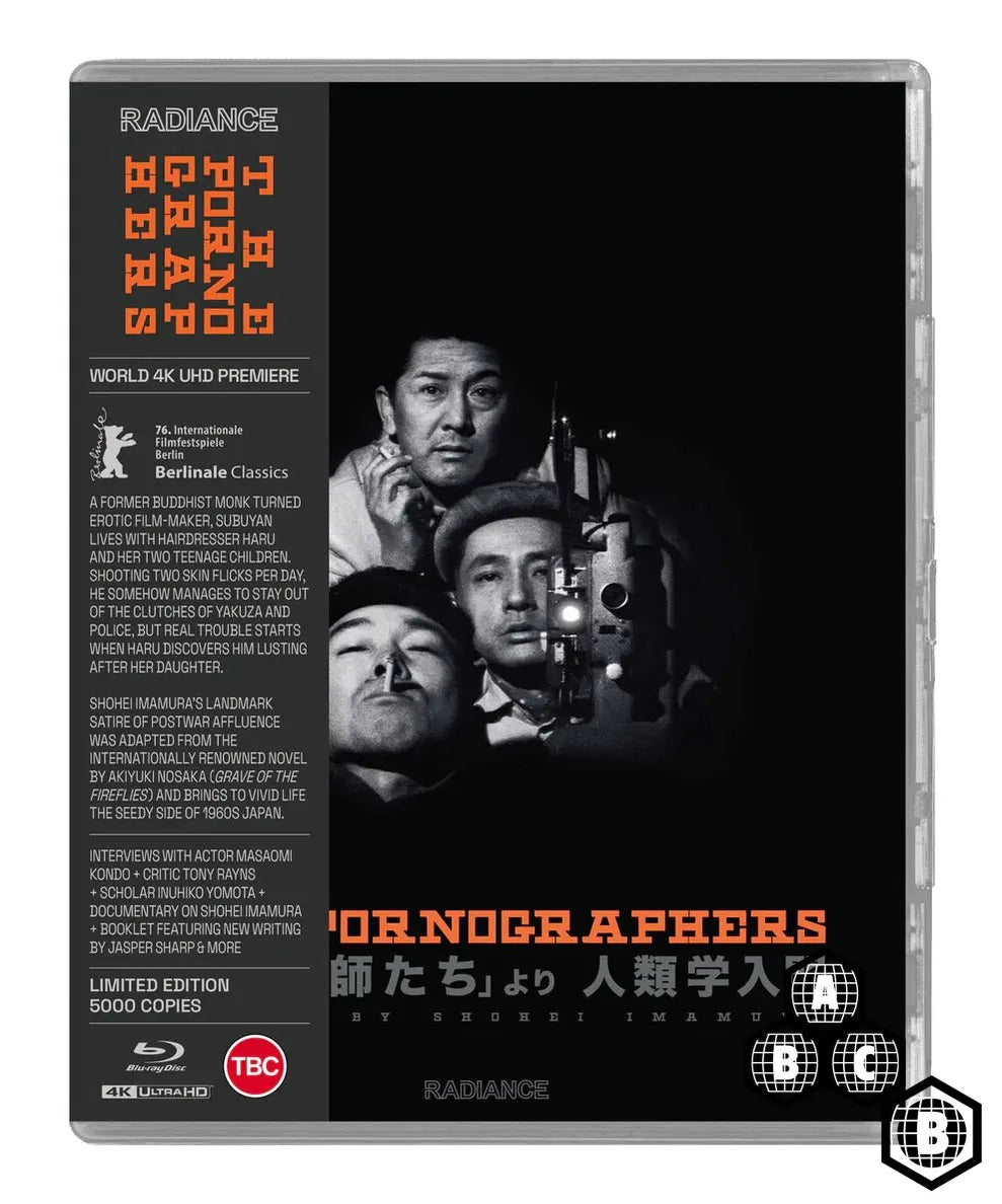 The Pornographers (4K UHD, UK Limited Edition, Region Free/Region B)
