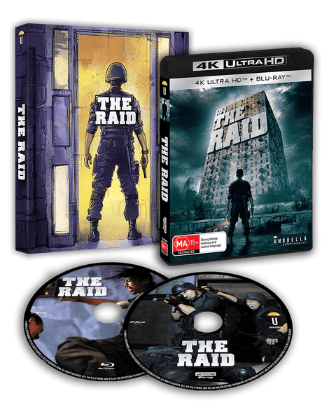 The Raid (4K UHD/Blu-Ray, Region Free) w/SLIP