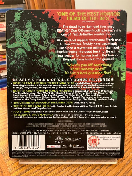 The Return of the Living Dead Steelbook (Region B) USED