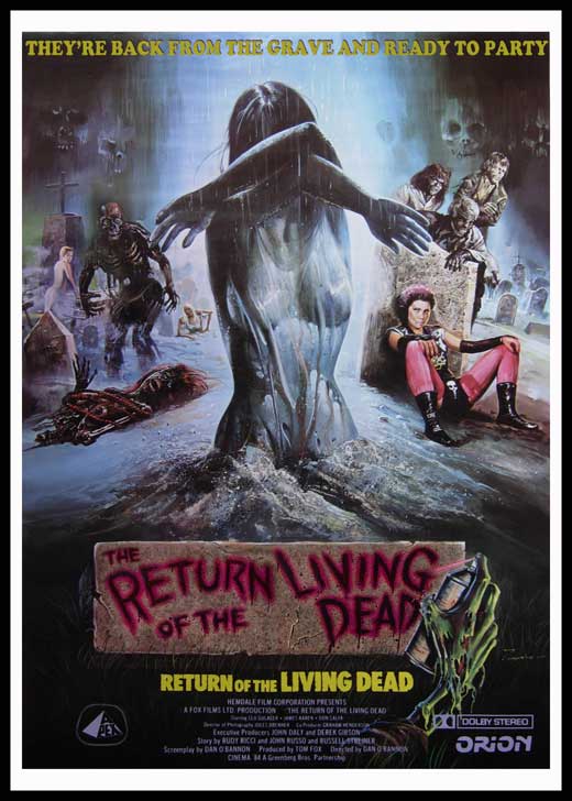The Return of The Living Dead Style B Poster 11x17 - Posters/Stickers/Art