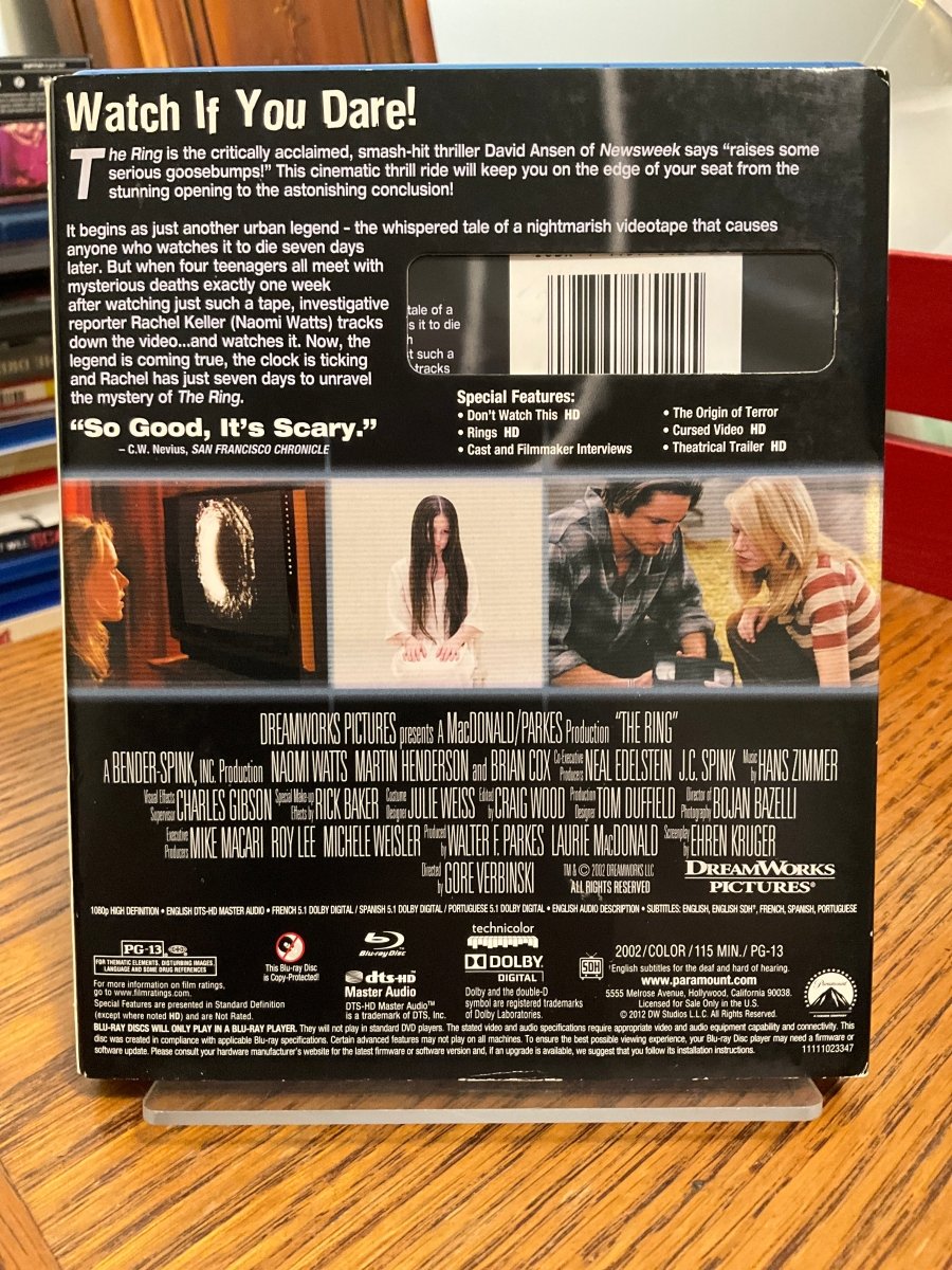 The Ring W/LENTICULAR SLIP USED - Used Blu-Ray