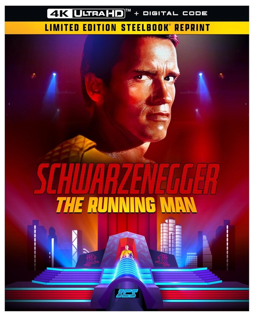 The Running Man (4K UHD, Limited Steelbook Reprint) w/SLIP - New 4K UHD