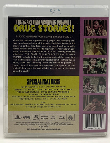 The Scare Film Archives Volume 1: Drug Stories! w/SLIP USED