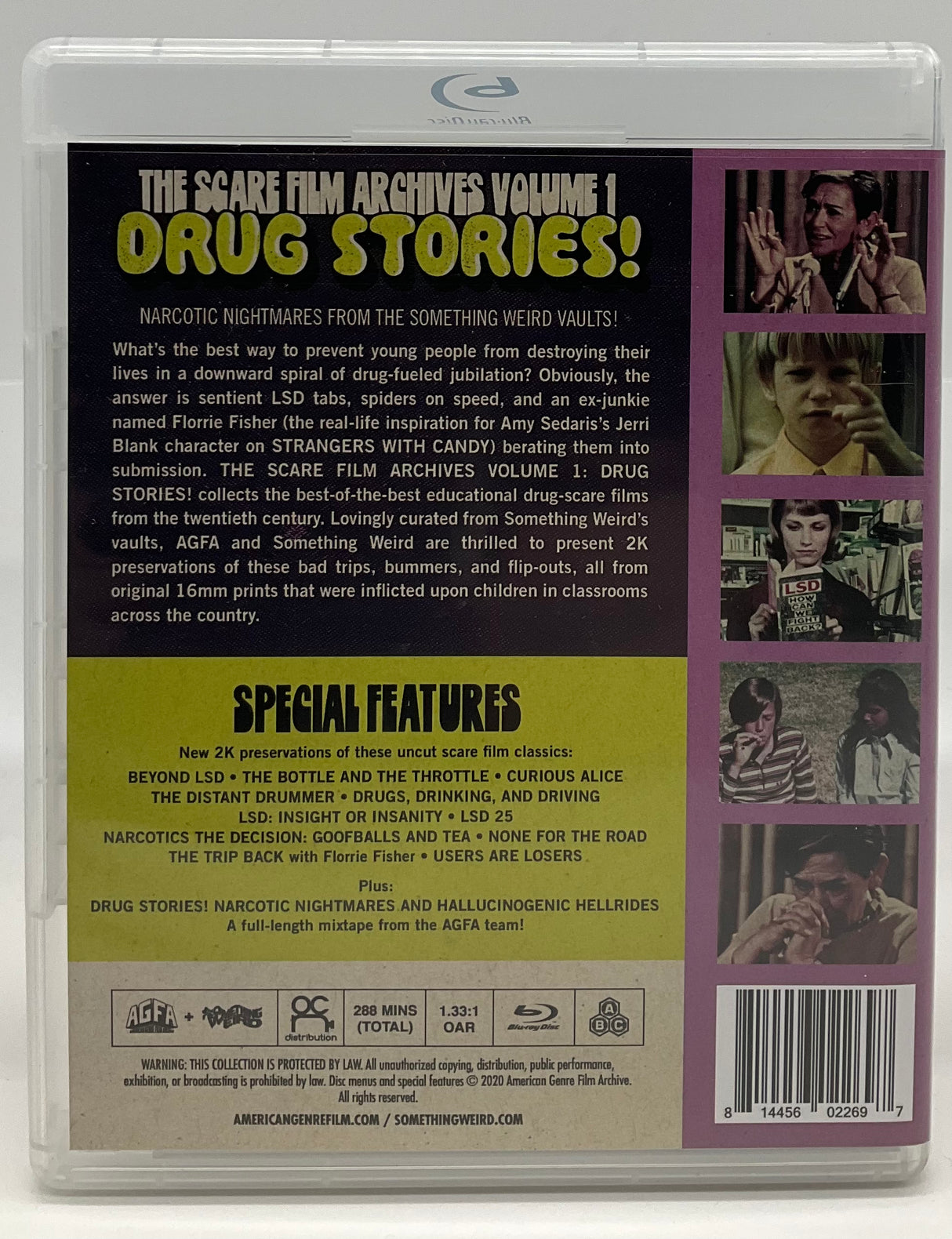 The Scare Film Archives Volume 1: Drug Stories! w/SLIP USED