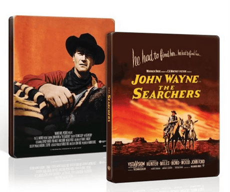 The Searchers (4K UHD, UK Limited Edition Steelbook, Region Free) - New 4K UHD