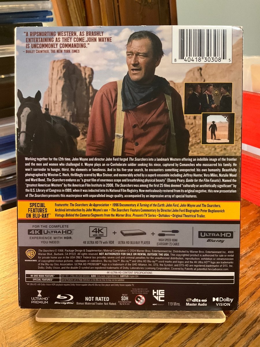 The Searchers (4K UHD) w/SLIP USED