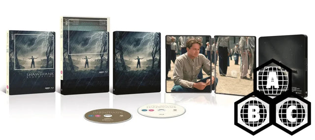 The Shawshank Redemption (UK 4K UHD, Film Vault Limited Edition Steelbook, Region Free) *one per customer - New 4K UHD