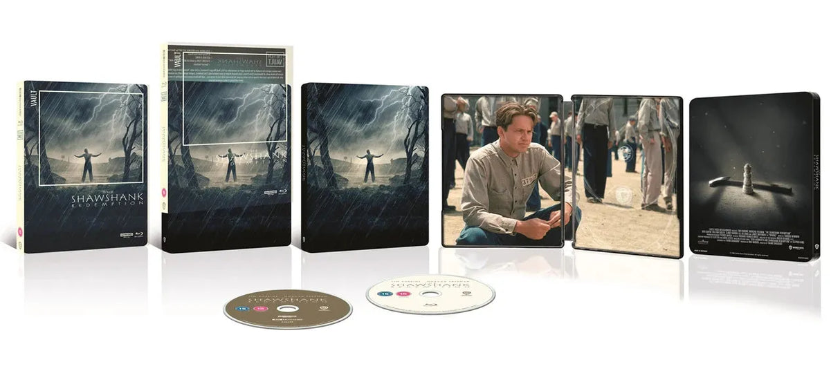 The Shawshank Redemption (UK 4K UHD, Film Vault Limited Edition Steelbook, Region Free) *one per customer
