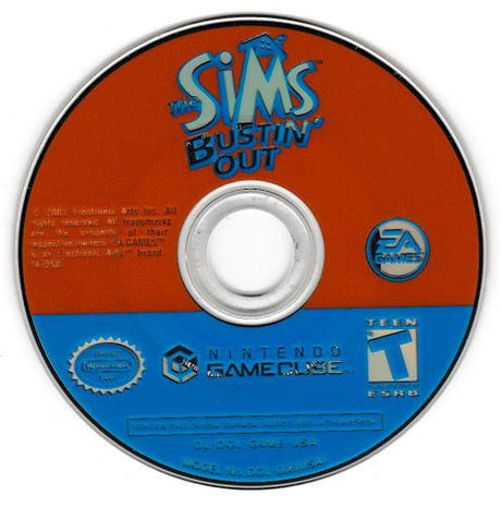 The Sims Bustin Out Nintendo Gamecube LOOSE - Video Games - Nintendo Gamecube
