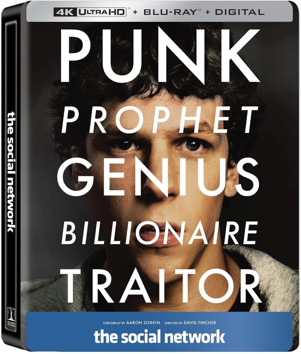 The Social Network (4K UHD, Limited Edition Steelbook) - New 4K UHD