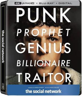 The Social Network (4K UHD, Limited Edition Steelbook) - New 4K UHD