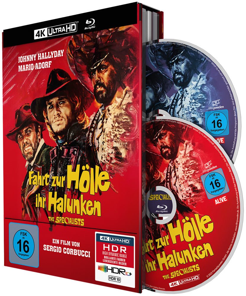 The Specialists (Fahrt zur Hölle, ihr Halunken) (4K UHD, Limited Edition Mediabook, Region Free/B)