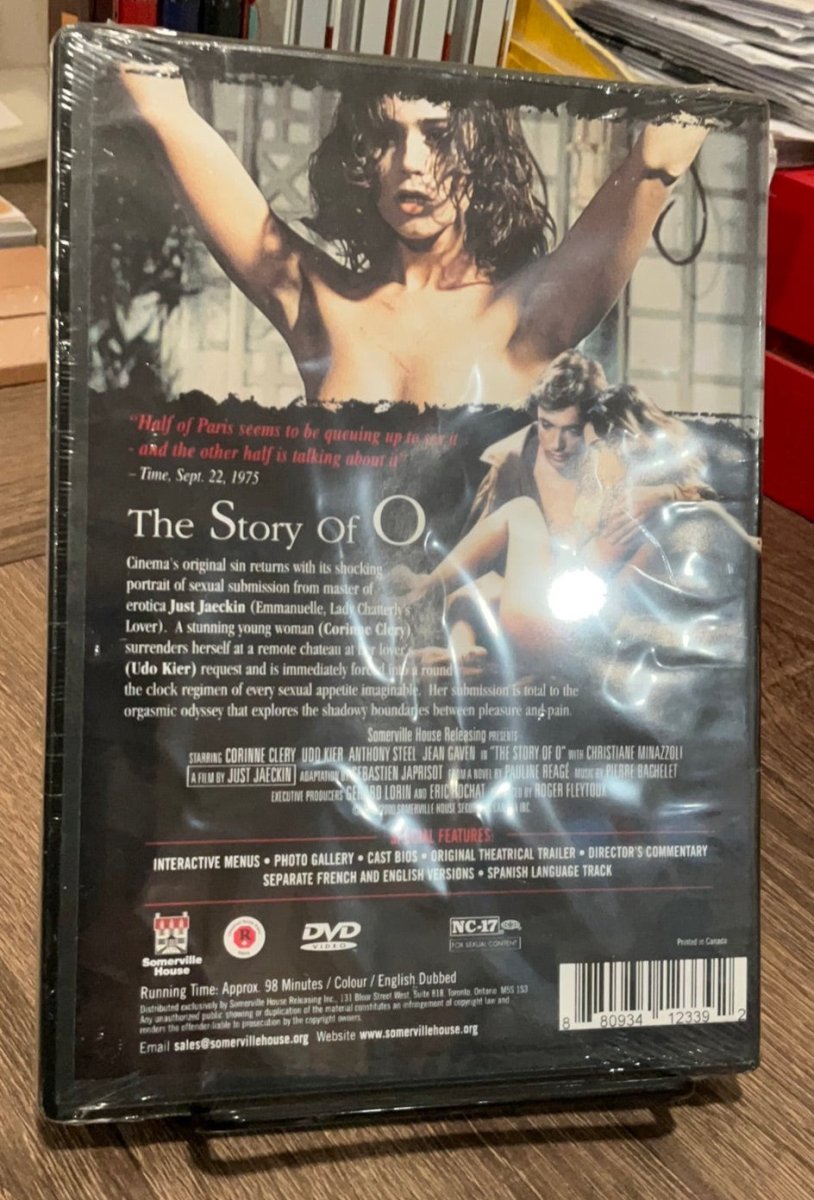 The Story Of O (DVD) *SEE NOTE*