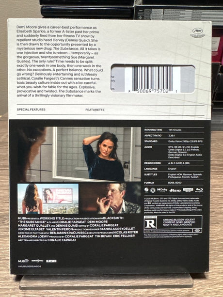 The Substance (4K UHD, Mubi) w/SLIP USED