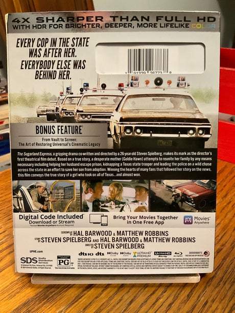 The Sugarland Express (4K UHD) w/SLIP USED